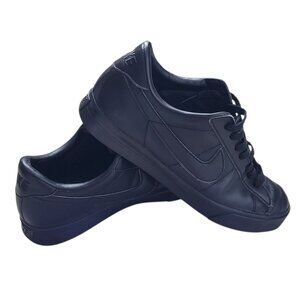 Nike Sweet Classic Sneakers Men's 8.5 All Black Leather Low Top